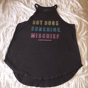 Summer halter muscle T shirt!